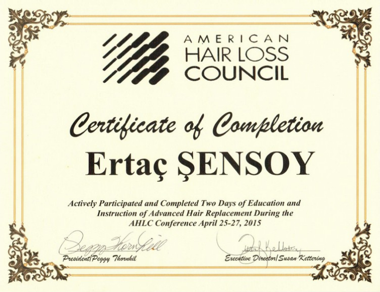 Certificate of Completion AHLC 2015
